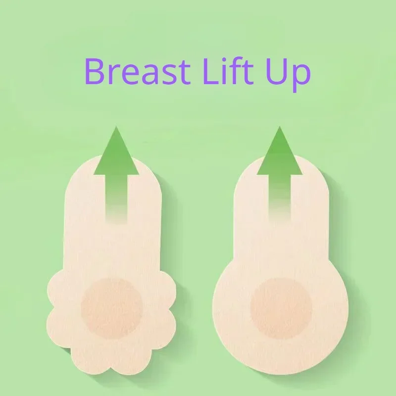 10pcs Women's Invisible Breast - Strapless Bra Adhesive บทวิจารณ์และราคา