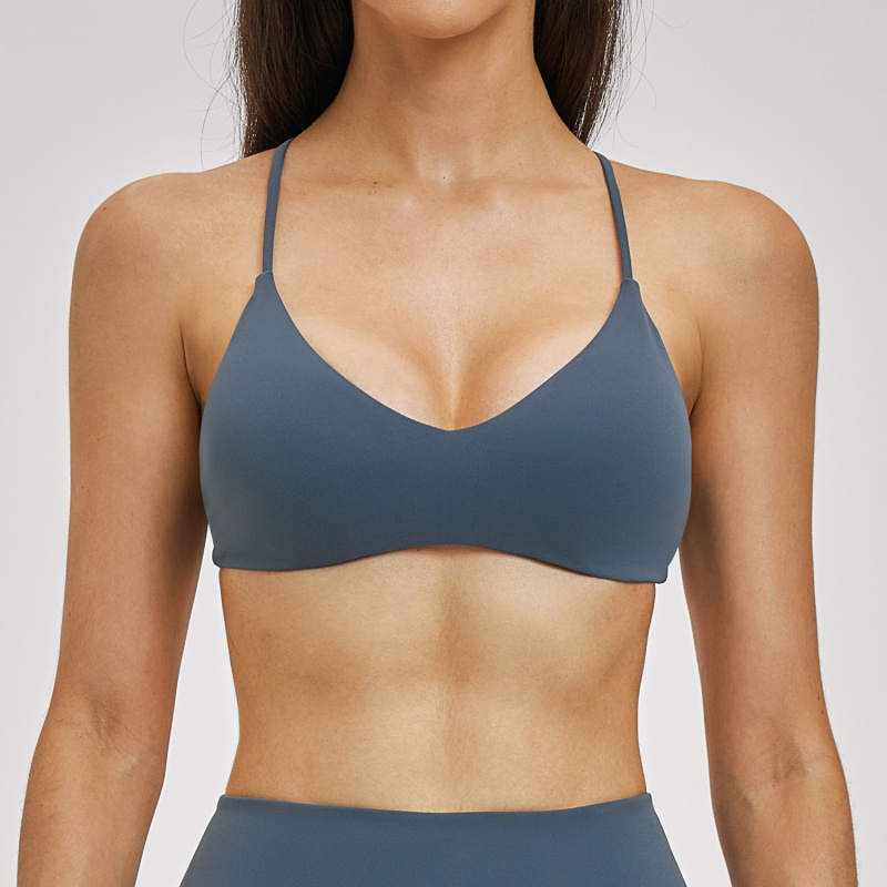 Backless Yoga Bra Gym Women Sp - Sports Bra Racerback บทวิจารณ์และราคา