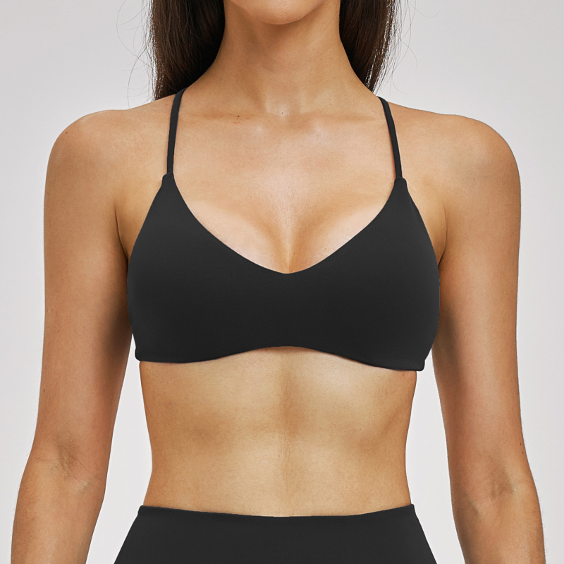 Backless Yoga Bra Gym Women Sp - Sports Bra Racerback บทวิจารณ์และราคา
