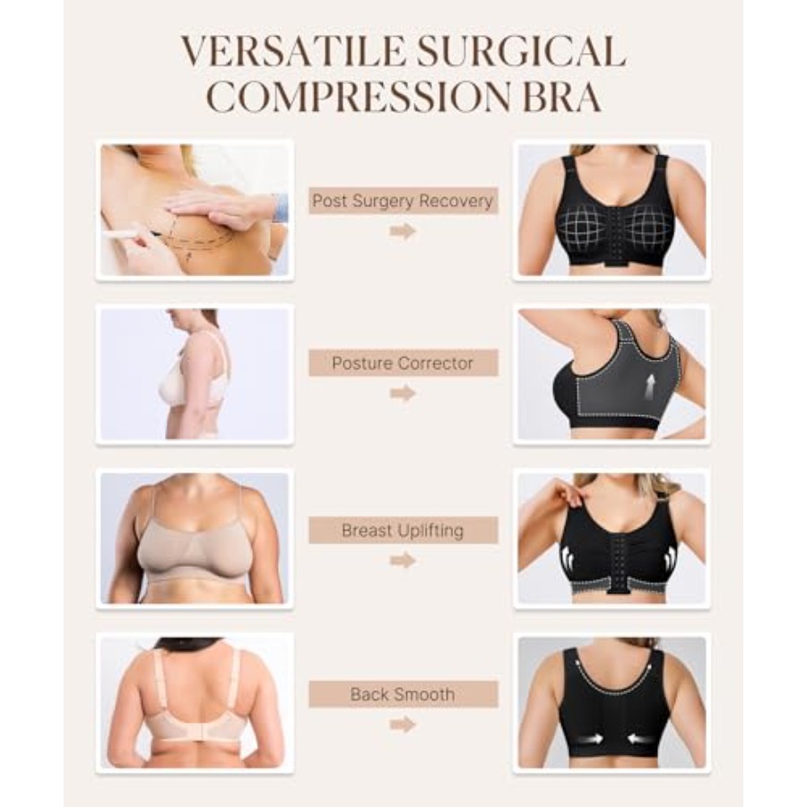 BRABIC Post Surgery Front Clos - Full Coverage Bra บทวิจารณ์และราคา