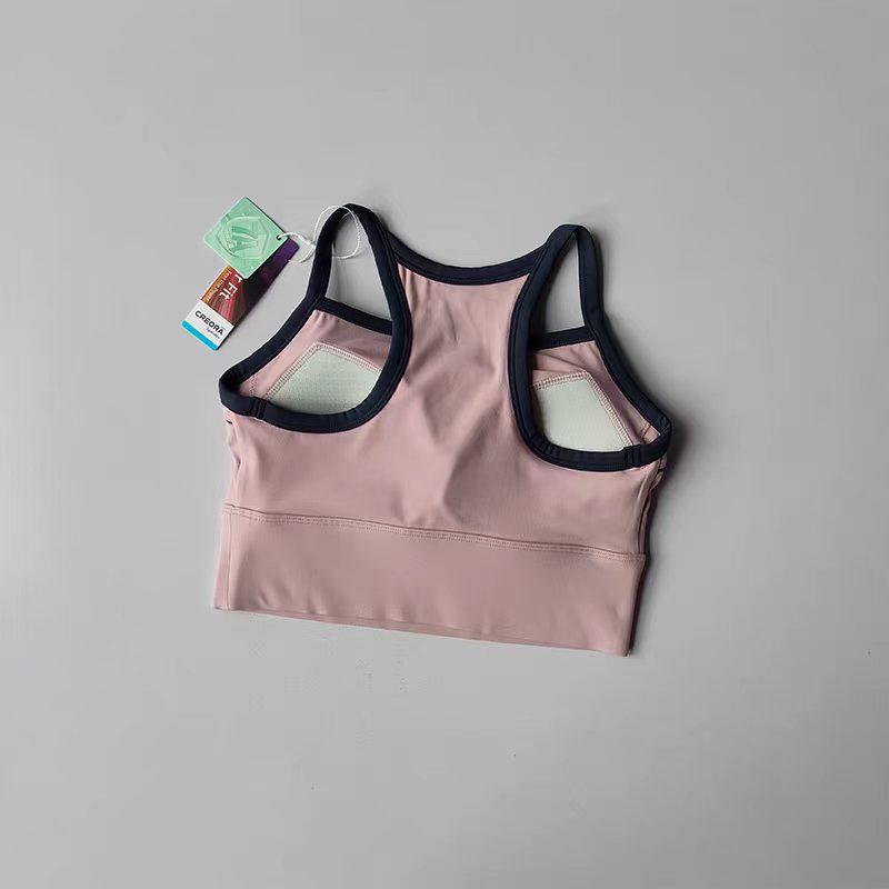 Women Color Block Sports Bra w - Plunge Bra Push Up บทวิจารณ์และราคา