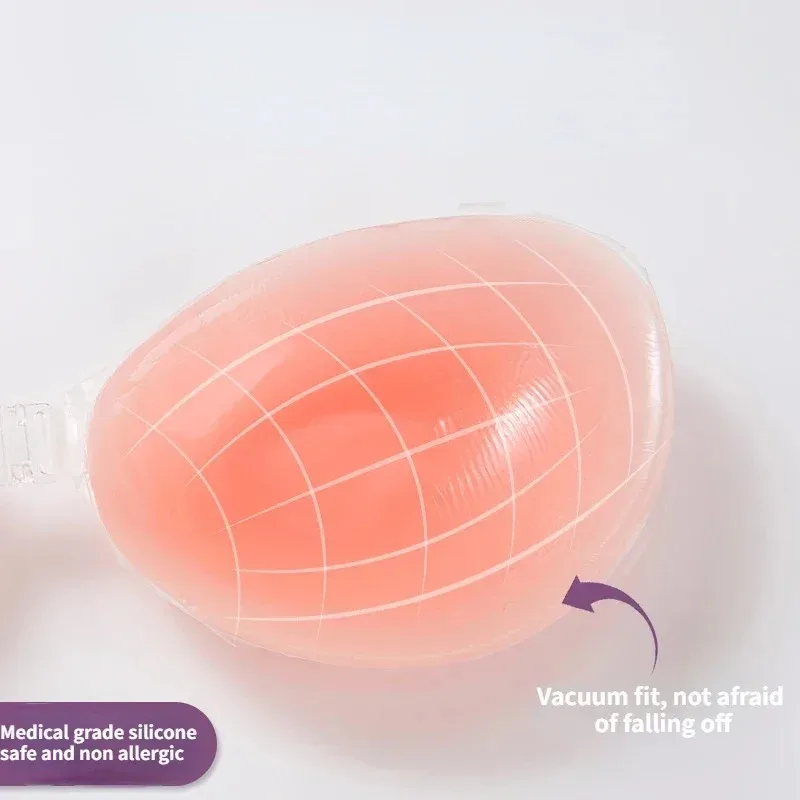 Silicone Bra Invisible Push Up - Backless Bra Sticky บทวิจารณ์และราคา