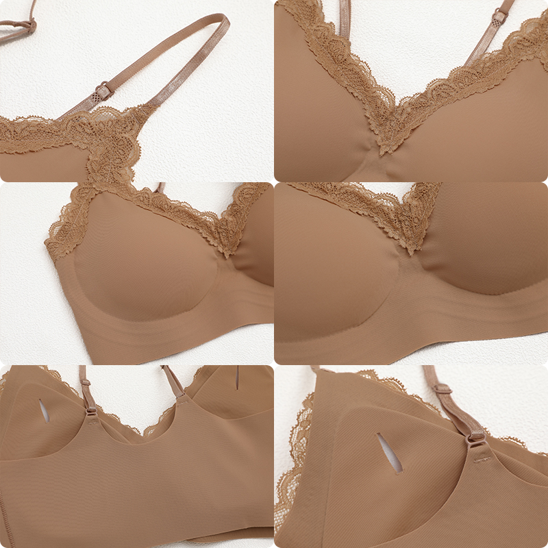 Wire Free Seamless Bralette fo - Sleep Bra Bralette บทวิจารณ์และราคา