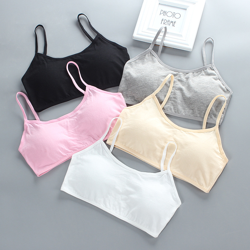 5pcs Teenage Girls Cotton Trai - Cotton Bra Everyday บทวิจารณ์และราคา