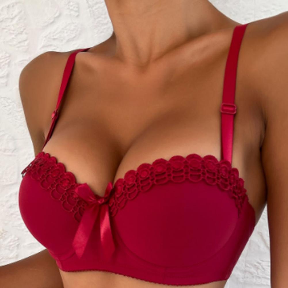 Women Bra Lace Bralettes for W - Demi Bra Balconette บทวิจารณ์และราคา