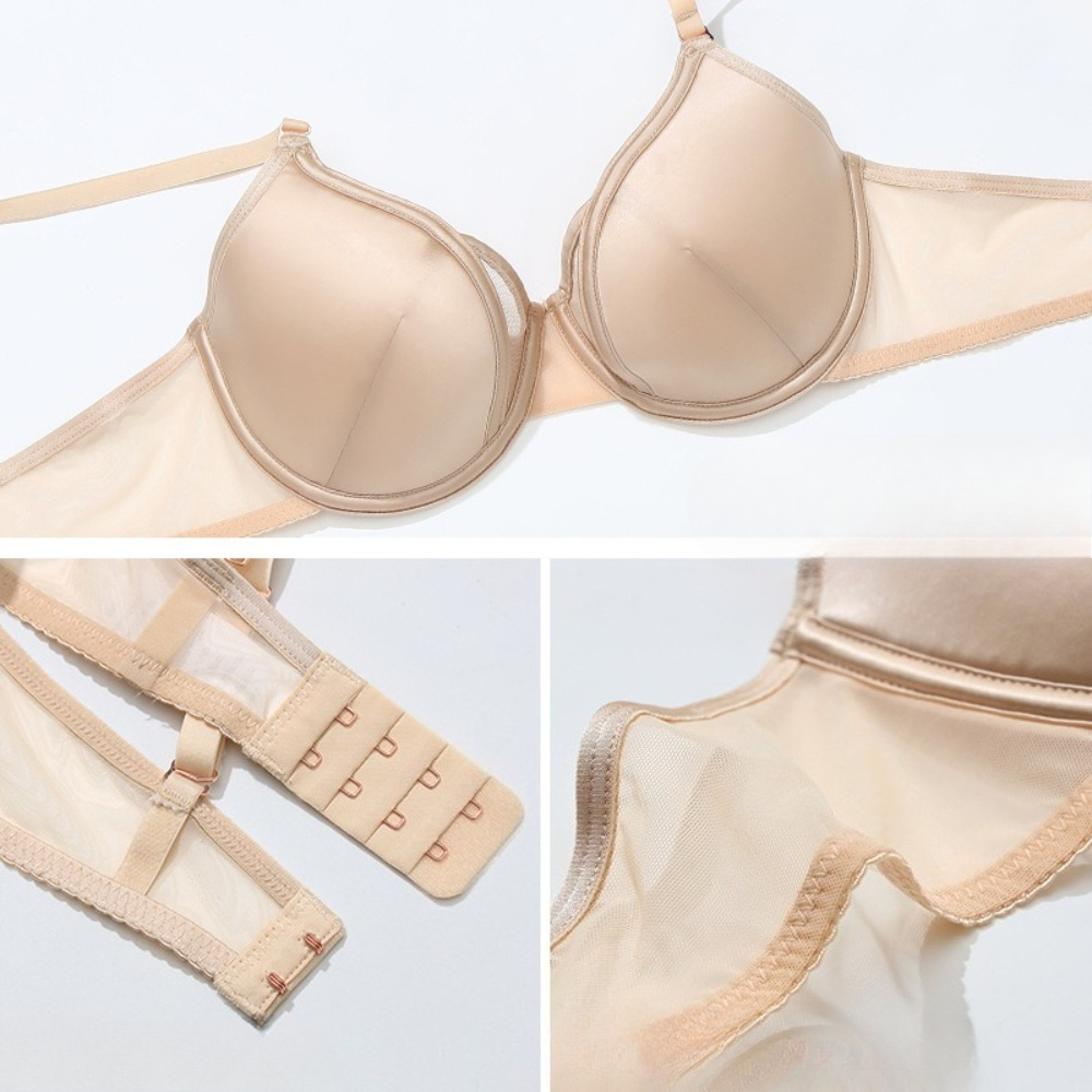 Front Closure Satin 3D Cup Bra - Convertible Bra Multiway บทวิจารณ์และราคา