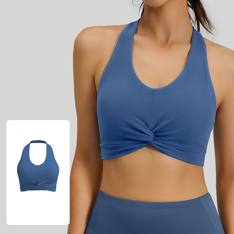 New Women Halter Neck Sports B - Underwire Bra Padded บทวิจารณ์และราคา