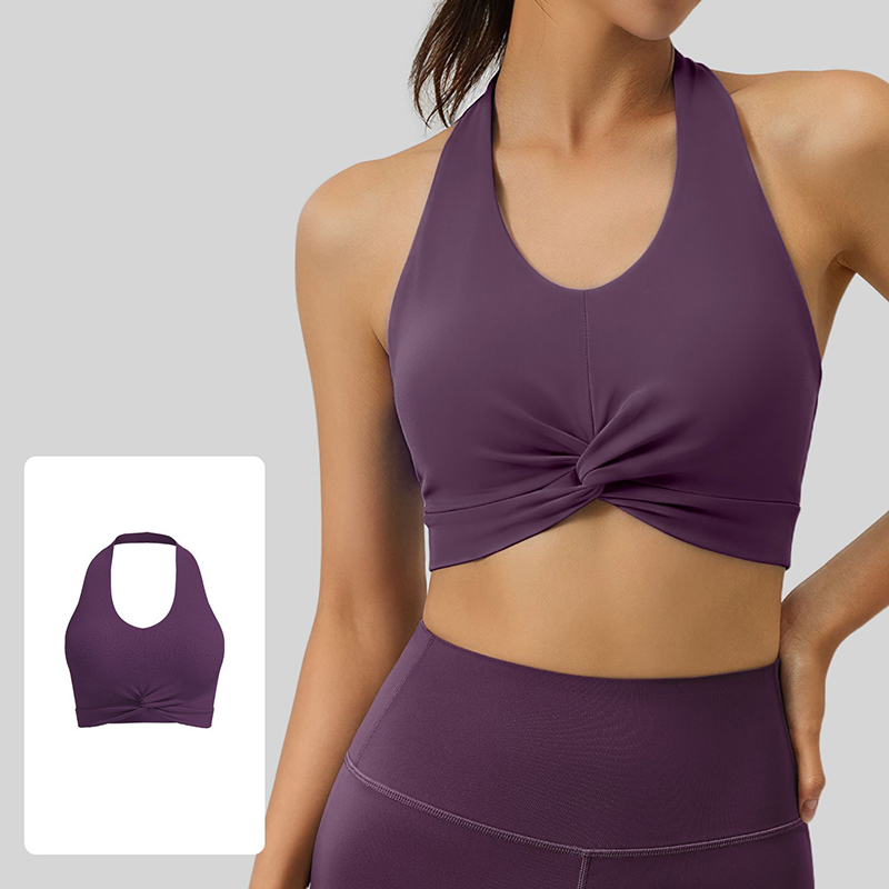 New Women Halter Neck Sports B - Underwire Bra Padded บทวิจารณ์และราคา