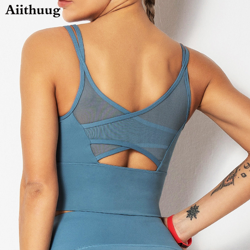 Aiithuug Yoga Bras Fitness Shi - Sports Bra Racerback บทวิจารณ์และราคา