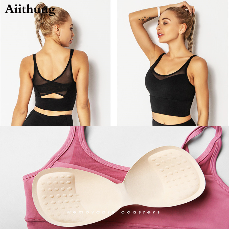 Aiithuug Yoga Bras Fitness Shi - Sports Bra Racerback บทวิจารณ์และราคา