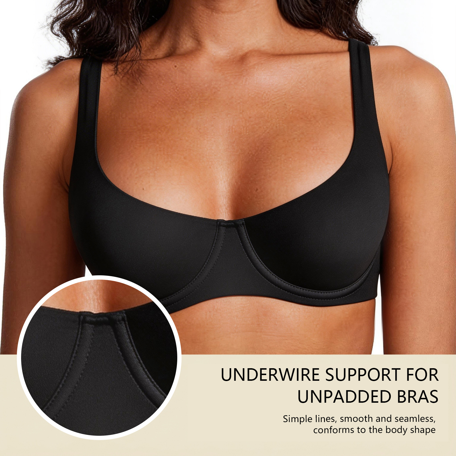 Women's Unlined Balconette Spo - Demi Bra Balconette บทวิจารณ์และราคา