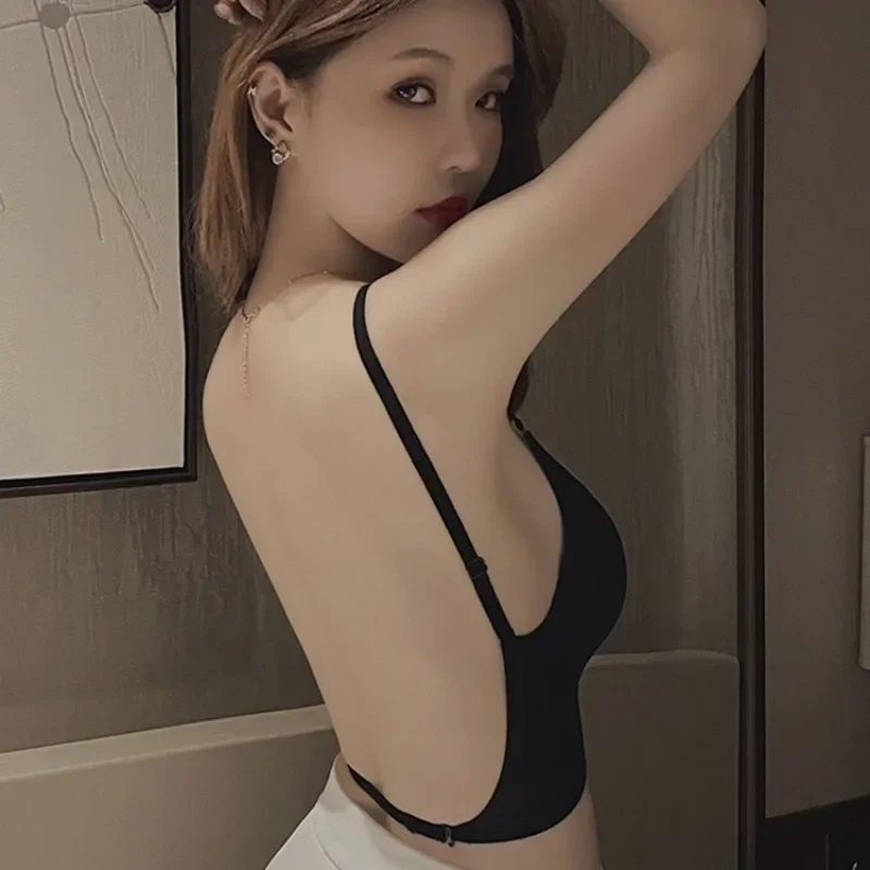 Women Invisible Bra Deep U Plu - Backless Bra Sticky บทวิจารณ์และราคา