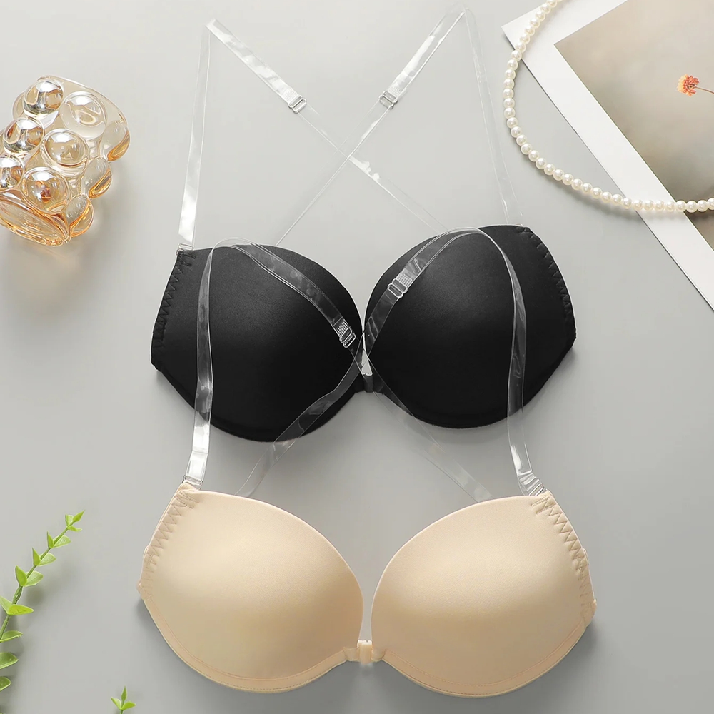Backless Front Closure Push Up - Convertible Bra Multiway บทวิจารณ์และราคา