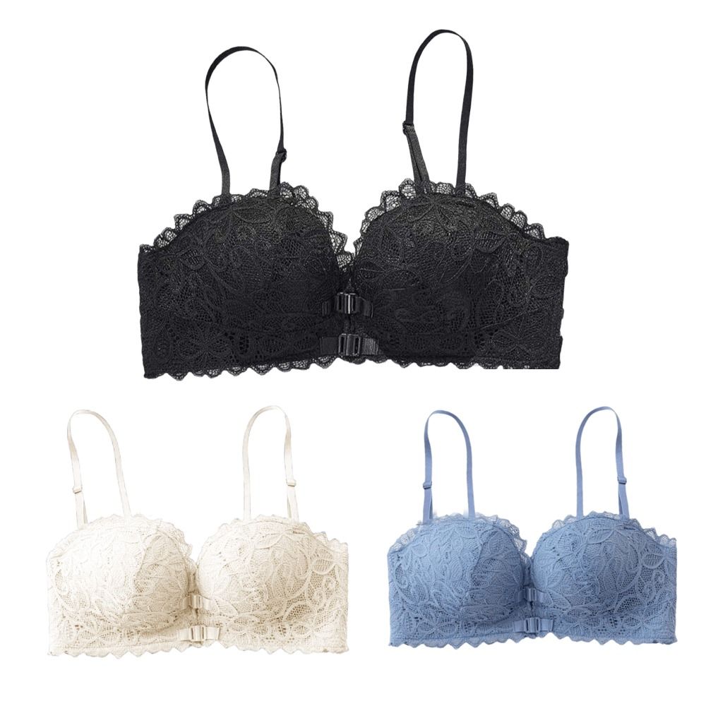 Comfortable Deep V Front Butto - Wirefree Bra Comfort บทวิจารณ์และราคา