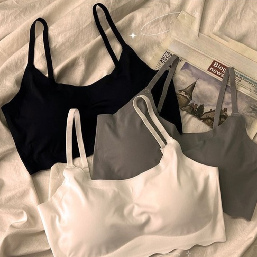 Seamless Bra for Women Ice Sil - Sleep Bra Bralette บทวิจารณ์และราคา