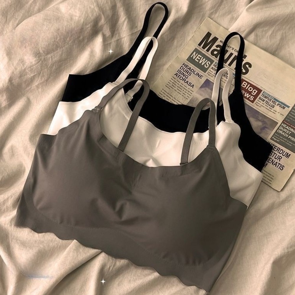 Seamless Bra for Women Ice Sil - Sleep Bra Bralette บทวิจารณ์และราคา