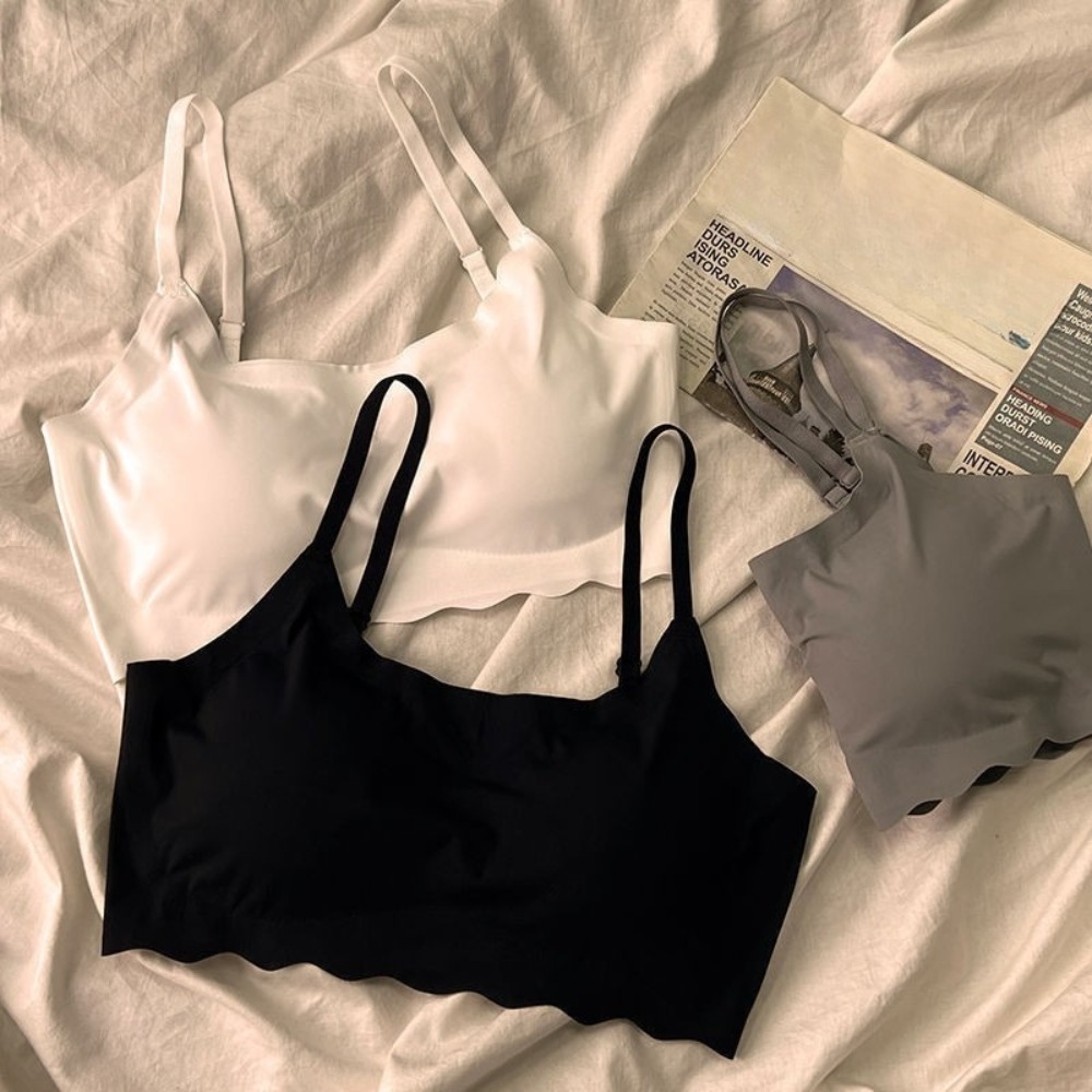 Seamless Bra for Women Ice Sil - Sleep Bra Bralette บทวิจารณ์และราคา