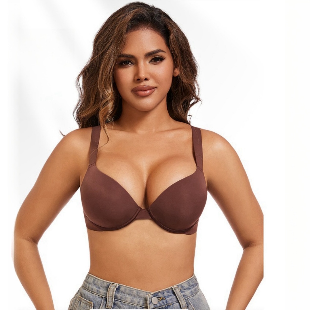 2025 Women's Plus Size Push Up - Demi Bra Balconette บทวิจารณ์และราคา