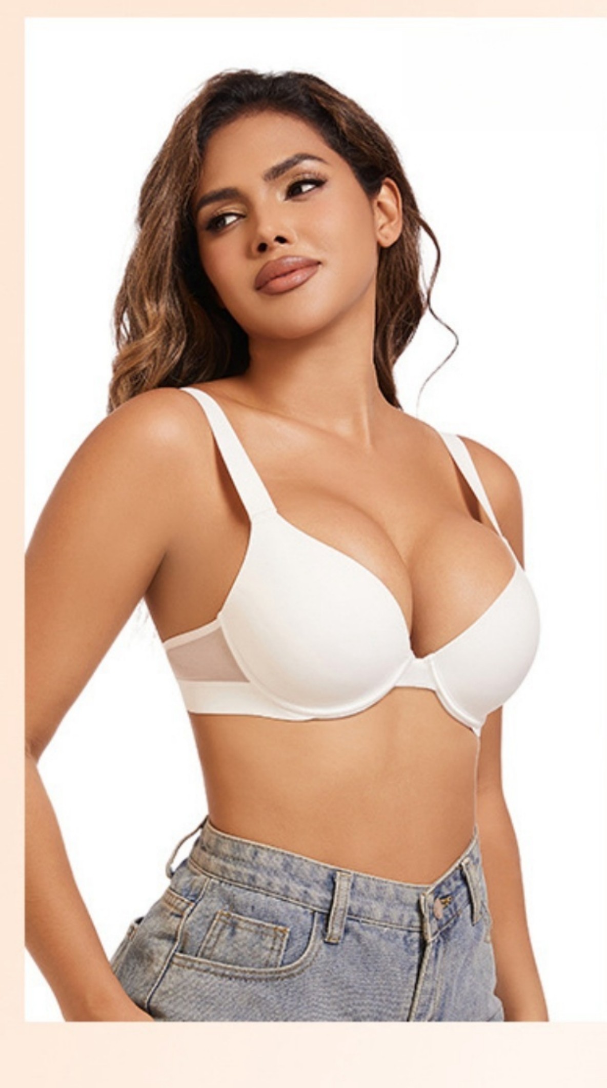 2025 Women's Plus Size Push Up - Demi Bra Balconette บทวิจารณ์และราคา