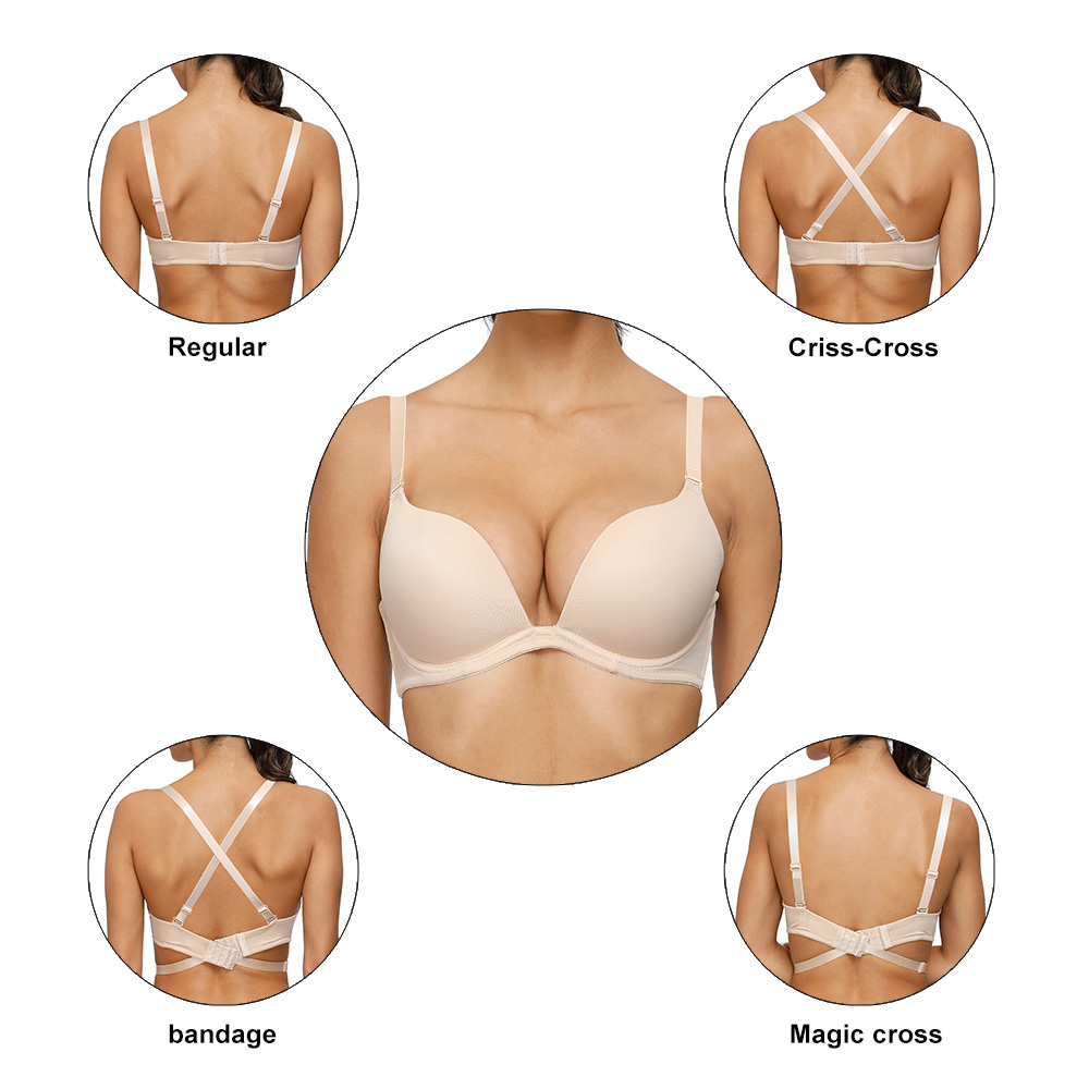 Vgplay Plunge Women Bra Light  - Convertible Bra Multiway บทวิจารณ์และราคา