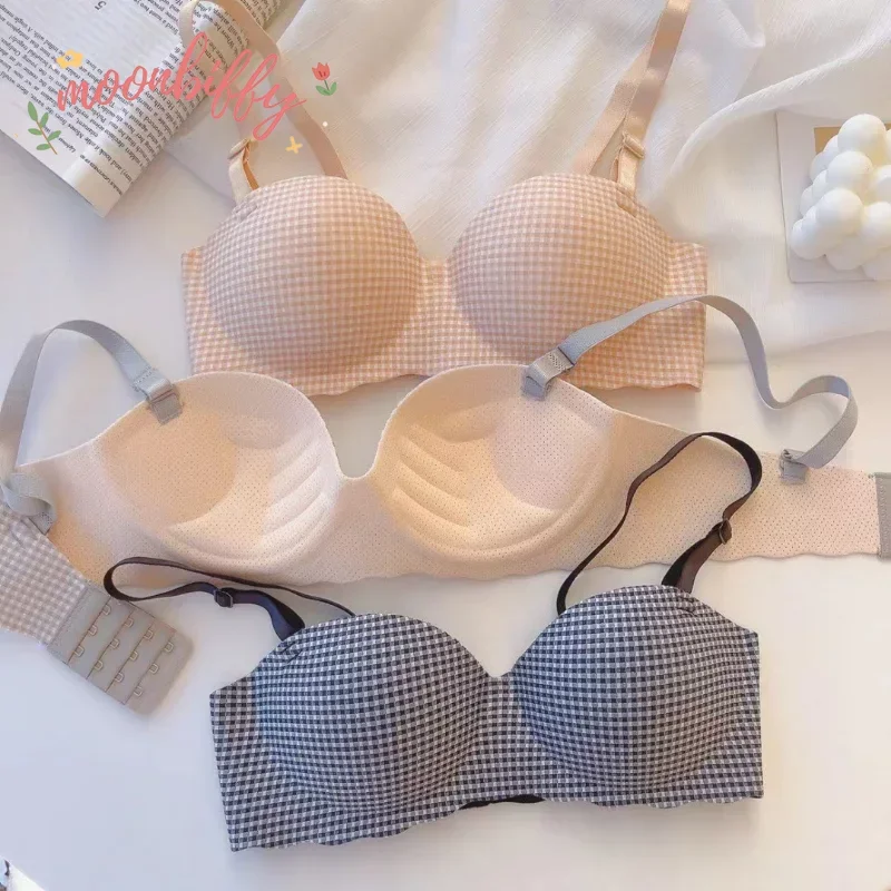 Women Ice Bra One Cup Thick Co - Wirefree Bra Comfort บทวิจารณ์และราคา