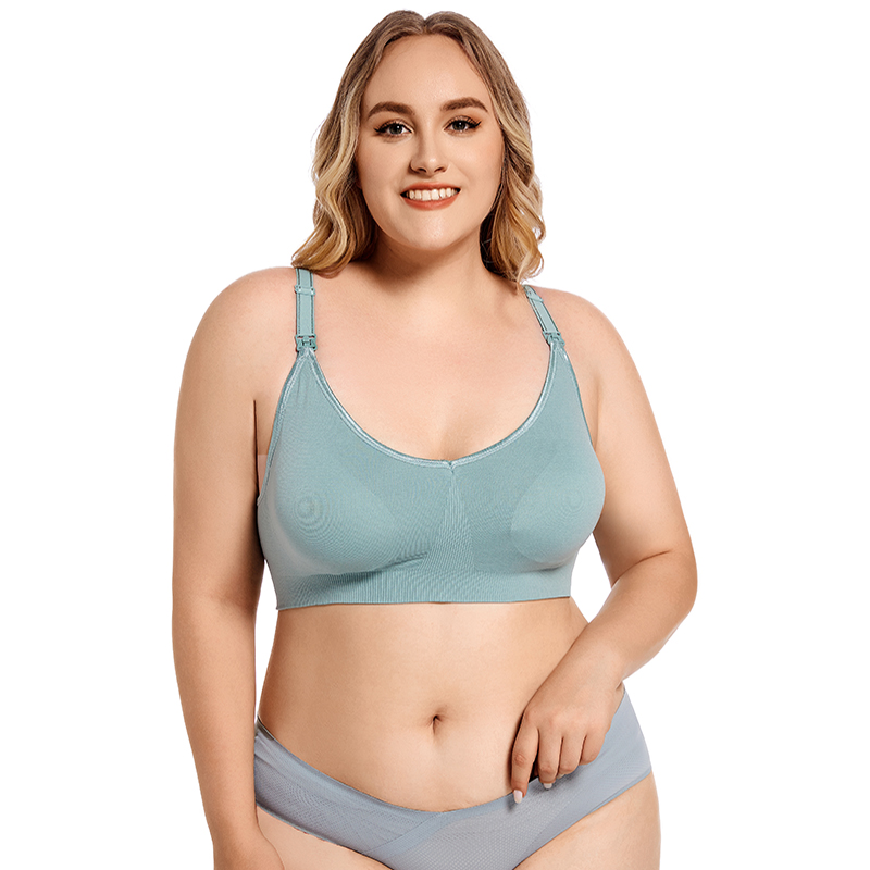 Plus Size Wireless Maternity B - Nursing Bra Clip บทวิจารณ์และราคา
