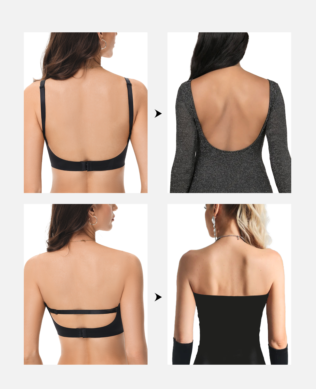 New Women Bras Everyday Sexy T - Convertible Bra Multiway บทวิจารณ์และราคา