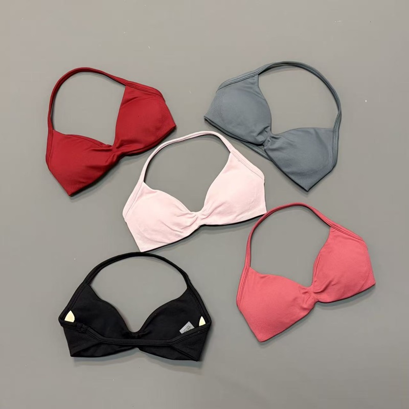 Women Halter Sports Bra V-Neck - Sports Bra Racerback บทวิจารณ์และราคา