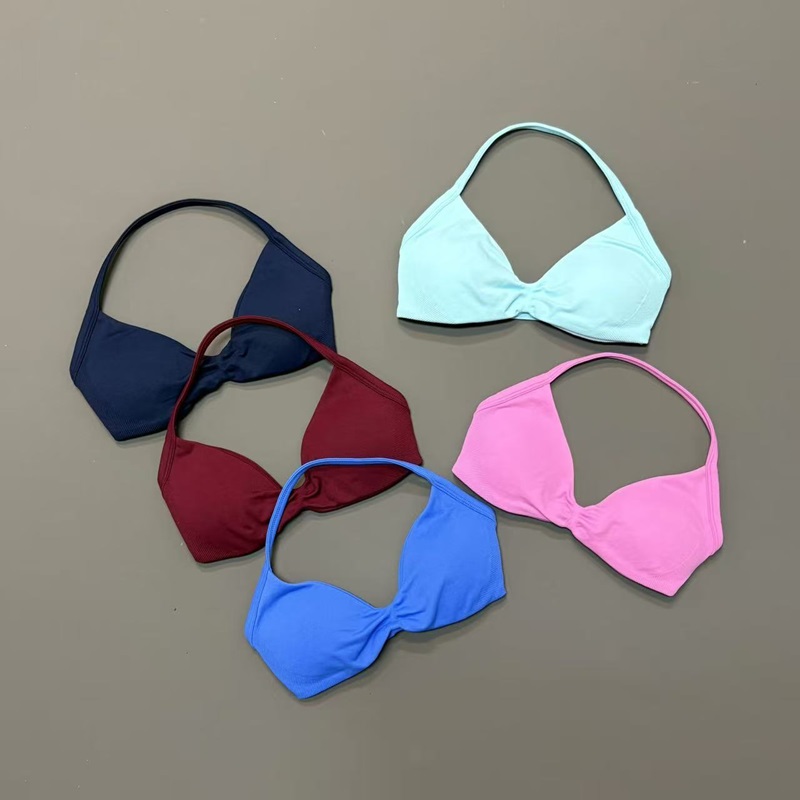Women Halter Sports Bra V-Neck - Sports Bra Racerback บทวิจารณ์และราคา