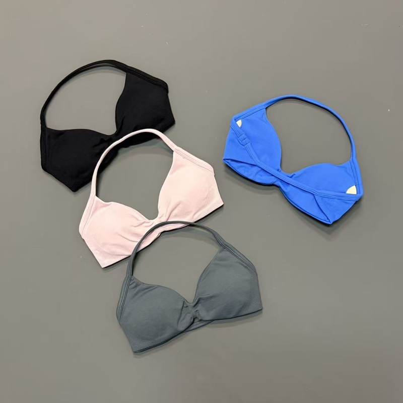 Women Halter Sports Bra V-Neck - Sports Bra Racerback บทวิจารณ์และราคา
