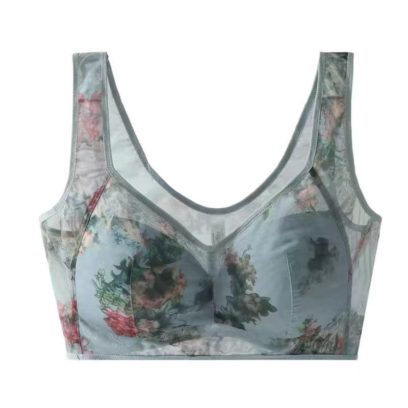 Women's Ice Silk Non-Padded Wi - Full Coverage Bra บทวิจารณ์และราคา