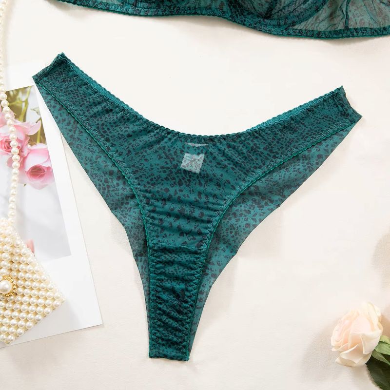 2pcs/Set Woman Lingerie Gather - Sheer Mesh Bra บทวิจารณ์และราคา