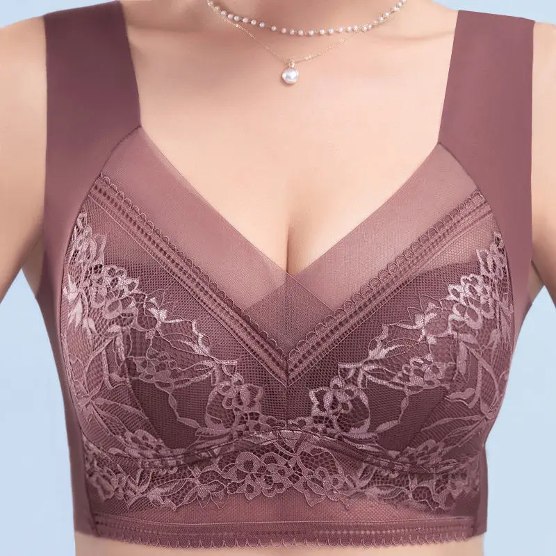 L-6L Women Large Bra Push Up I - Lace Bralette Set บทวิจารณ์และราคา