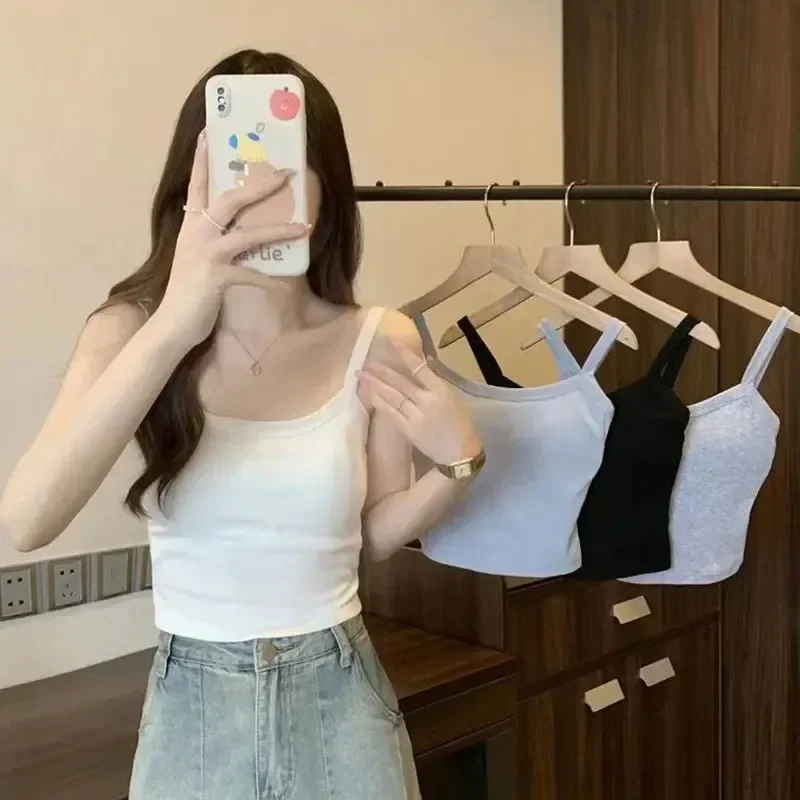 Sexy Sleeveless Crop Top for W - T Shirt Bra Seamless บทวิจารณ์และราคา