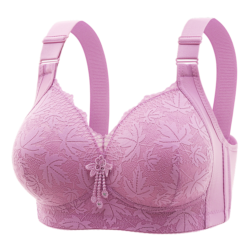 New Lace Printed Comfortable O - Nursing Bra Clip บทวิจารณ์และราคา