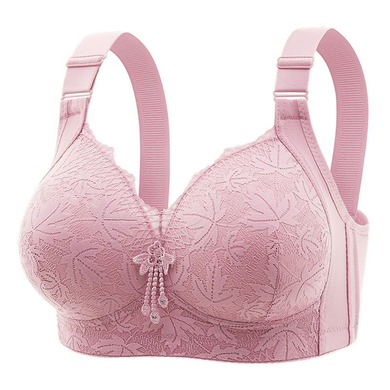 New Lace Printed Comfortable O - Nursing Bra Clip บทวิจารณ์และราคา