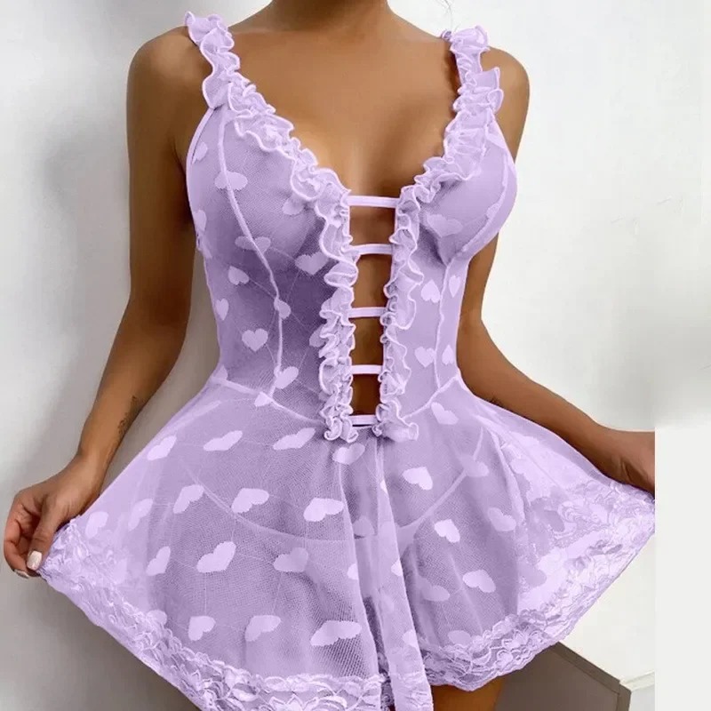 Nighty for Ladies Hot Romantic - Sheer Mesh Bra บทวิจารณ์และราคา