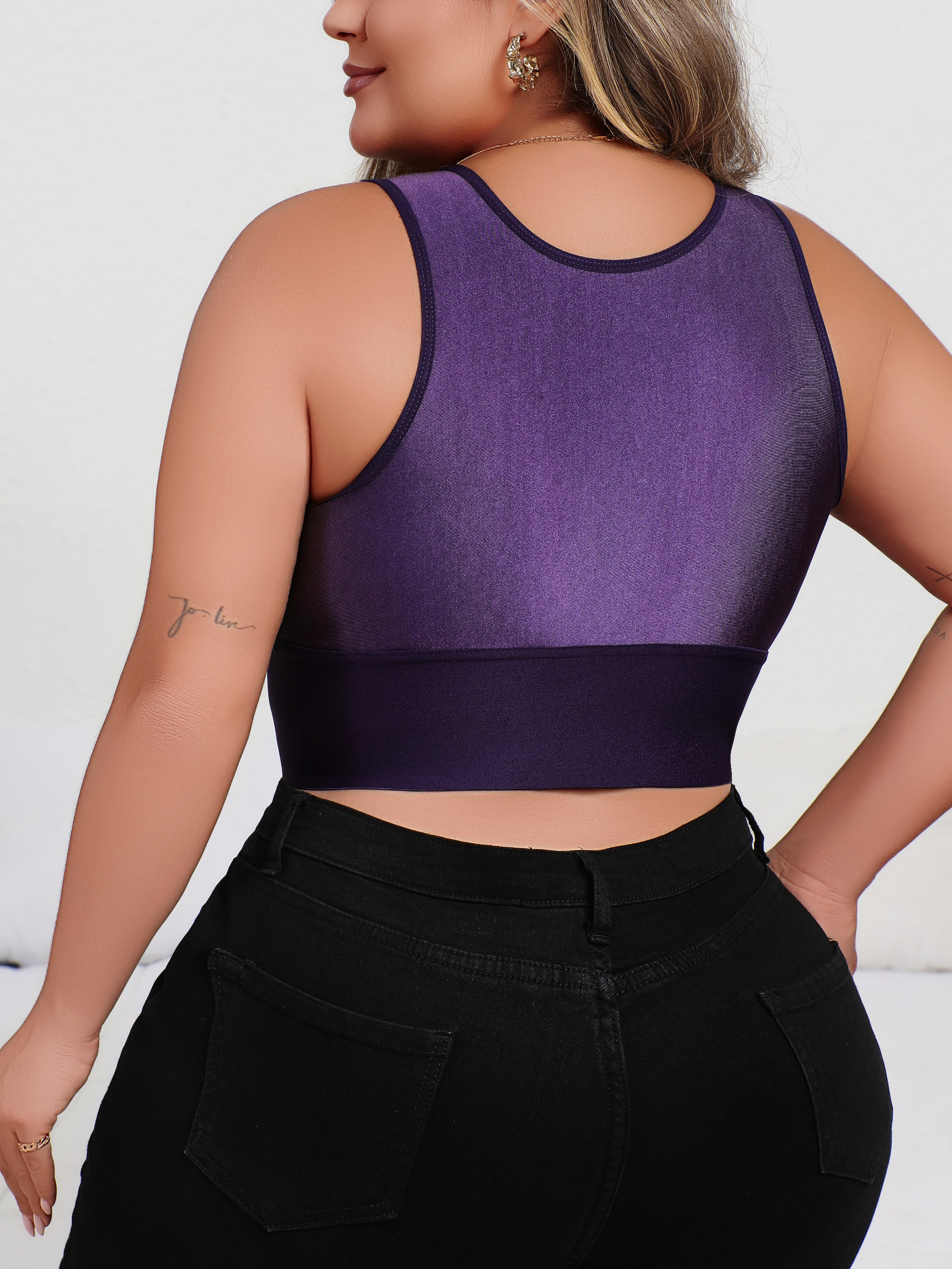 New Arrival Plus Size Sexy Pur - Plunge Bra Push Up บทวิจารณ์และราคา