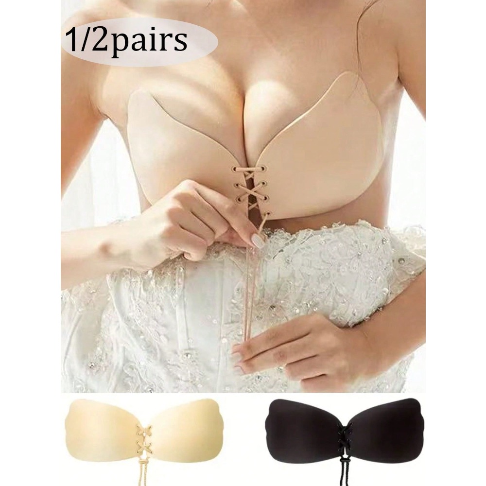 1/2pcs Wing-Shaped Adhesive Br - Strapless Bra Adhesive บทวิจารณ์และราคา