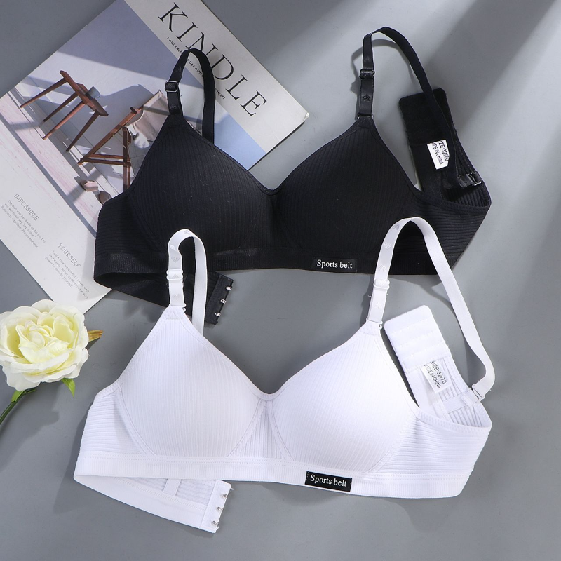 Women Cotton Underwear AB Cup  - Cotton Bra Everyday บทวิจารณ์และราคา