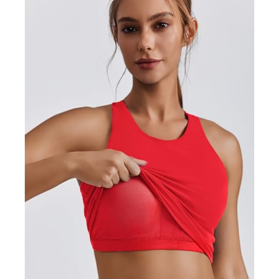 PINSPARK Women Sports Bra High - Sports Bra Racerback บทวิจารณ์และราคา