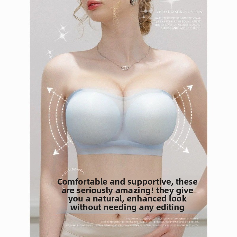 8CM Push Up Strapless Bra - Ic - Convertible Bra Multiway บทวิจารณ์และราคา