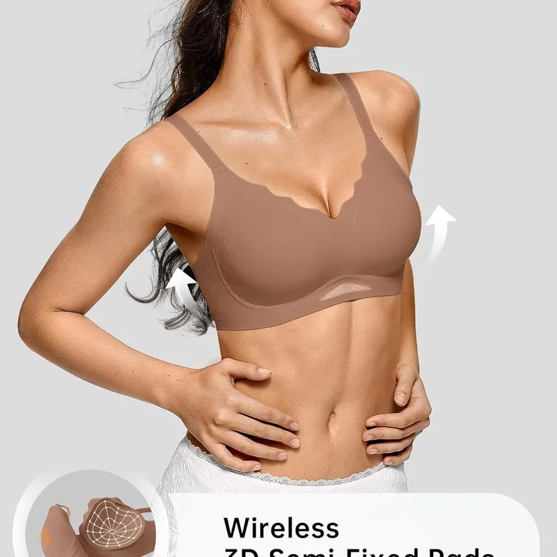Women’s Wireless Bras Scallope - Wirefree Bra Comfort บทวิจารณ์และราคา