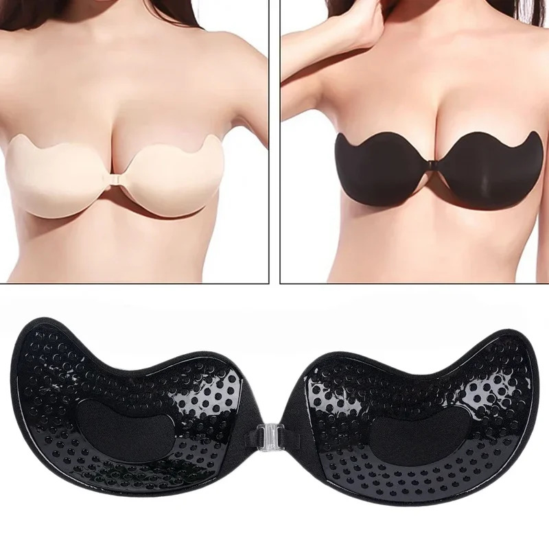 Sexy Women Invisible Push Up B - Backless Bra Sticky บทวิจารณ์และราคา
