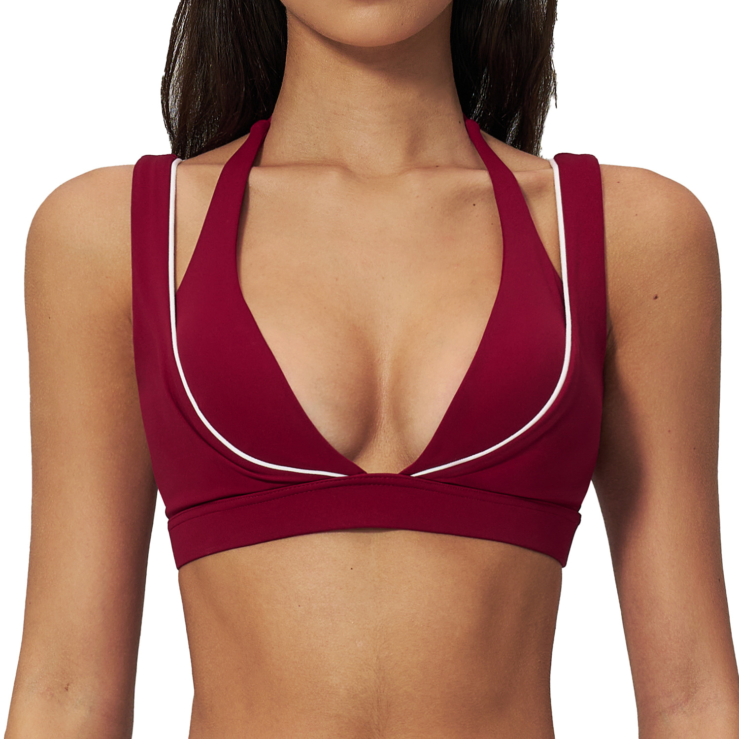 Yoga Underwear Women Sports Br - Plunge Bra Push Up บทวิจารณ์และราคา