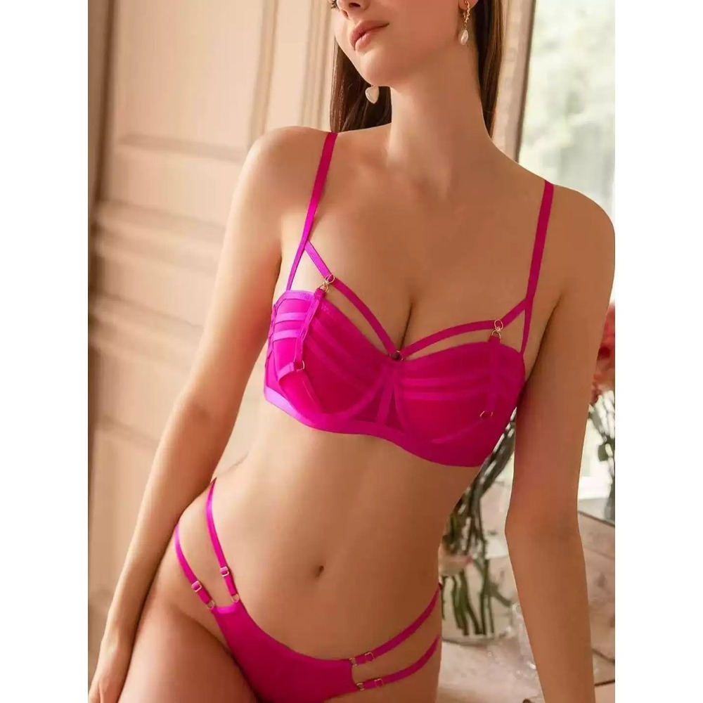Sexy French Lace Balconette Br - Demi Bra Balconette บทวิจารณ์และราคา