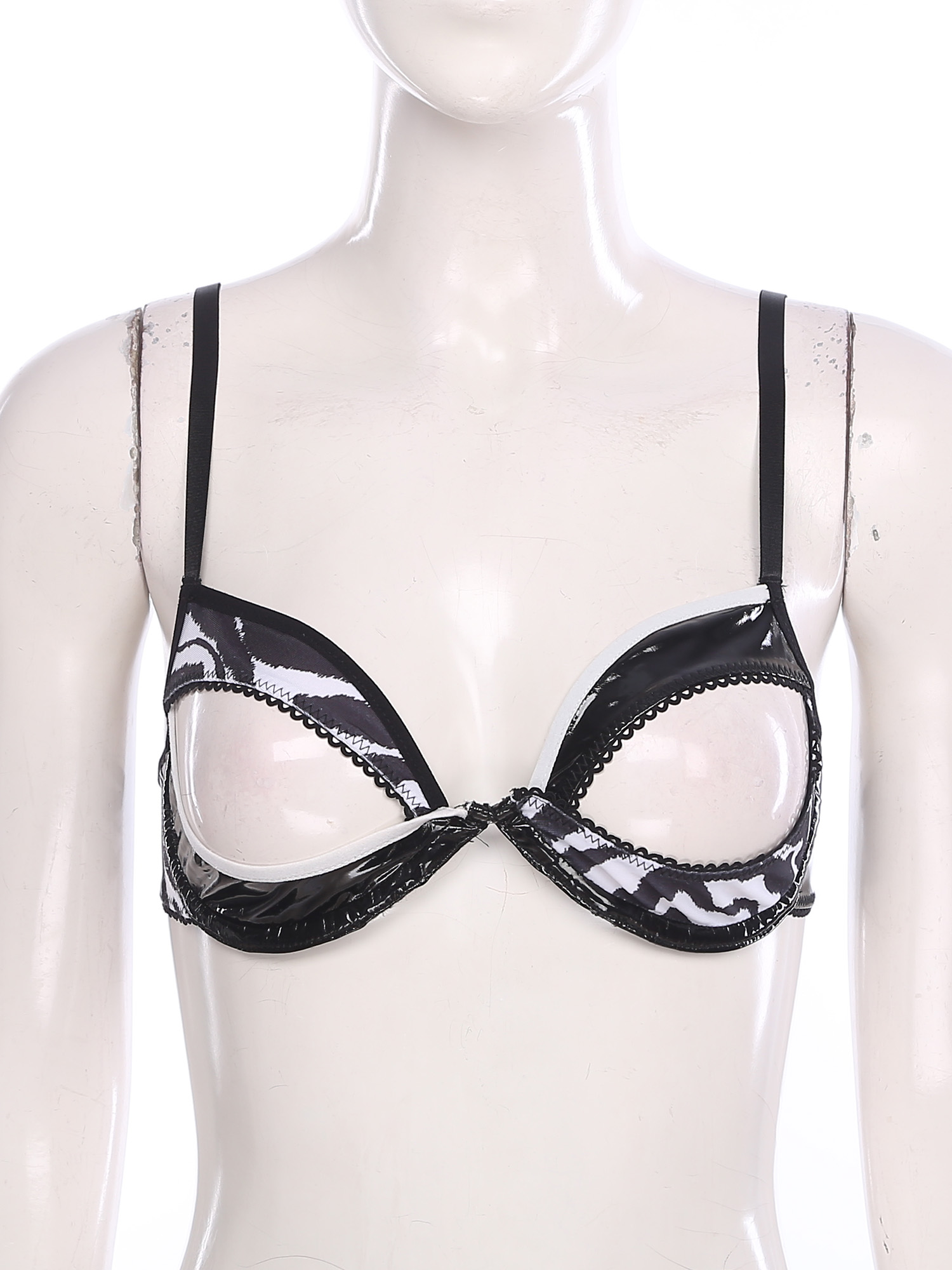 Womens Hollow Out Cup Bra Bral - Demi Bra Balconette บทวิจารณ์และราคา