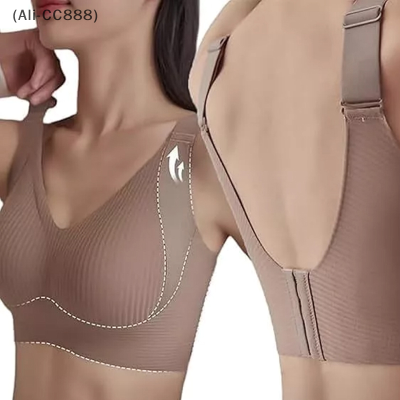 Anti-Sagging Nylon Full Cup De - Underwire Bra Padded บทวิจารณ์และราคา