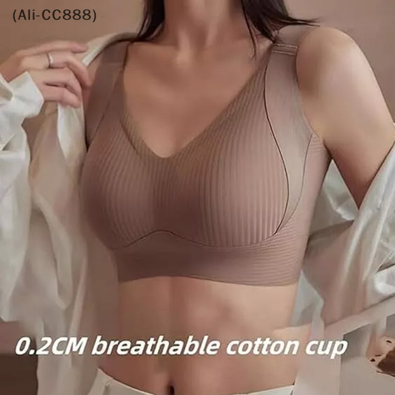 Anti-Sagging Nylon Full Cup De - Underwire Bra Padded บทวิจารณ์และราคา