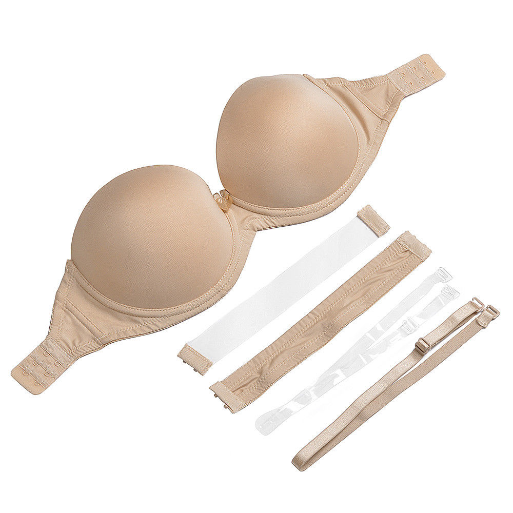 Nude Black White Invisible Cle - Convertible Bra Multiway บทวิจารณ์และราคา